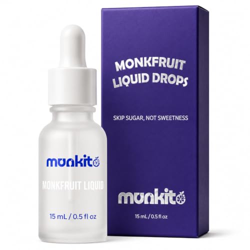 Image of Munkito Monk Fruit Drops 15ml | Zero Sugar Monk Fruit Sweetner | 300 Drops
