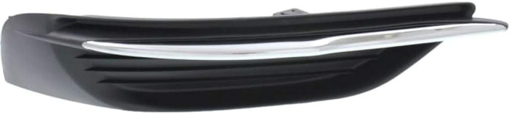 KarParts360 For Chrysler 200 Fog Light Cover 2011 2012 2013 2014 Passenger Side | Textured Black | Convertible/Sedan | CH1039123 | 68082054AB