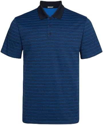 BRADY Men's Golf Striped Polo