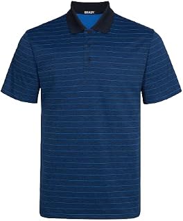 BRADY Men's Golf Striped Polo