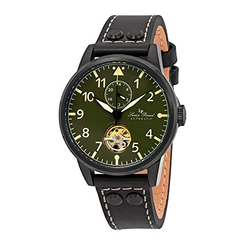 Lucien Piccard Military 24 Automatic Green Dial Men's Watch LP-28005A-BB-08