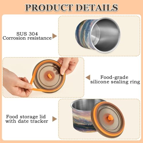 Envase hermético de acero inoxidable para café de 30 oz miniatura 4