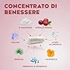 Cistyzen, D-mannosio e Mirtillo Rosso, per Cistite e infezioni delle vie urinarie - 60 capsule con Probiotici e prebiotici, Integratore naturale, soluzione ideale per la Vaginosi Batterica e Cistite