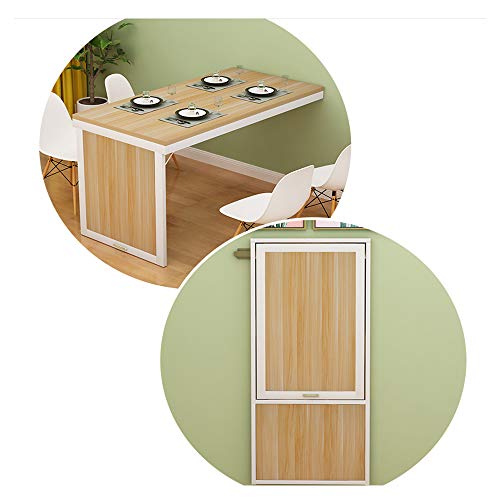 Table murale invisible pour optimiser l'espace d'une petite cuisine