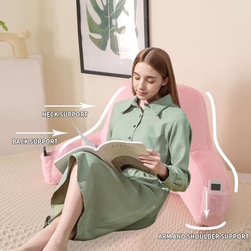 Save 46% on PAJEO Back Pillow with Arm Rest for Bed & Sofa