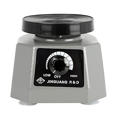 Lab Vibrator 4 Oscillator Round Shaker Plaster Vibrator Plate Dental Equipment Machine for Mixing 110V 100W