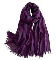 Sciarpa Donna Leggera In Tinta Unita Accessorio Perfettamente - Foto 10