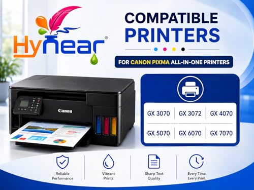 Image of GI-76 Refill Ink Bottle Suitable for GX3070, GX3072, GX4070 Printers (170ML X 1 Bottle /Black) Dye Based Ink