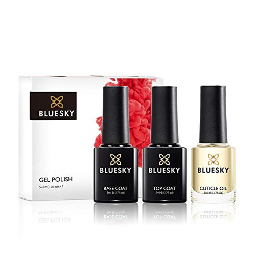 Bluesky Gel Nail Polish Starter Kit with Professional 24W Uv Led Lamp, Top & Base Coat Set 5Ml, Cuticle Oil 5Ml - Image 4