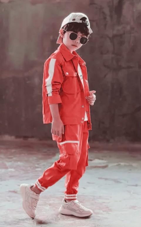 Image of Ameeha 3 Piece Outfits Hiphop Casual Dance Costume, T-Shirt Jersey and Jogger Pants Clothing Set