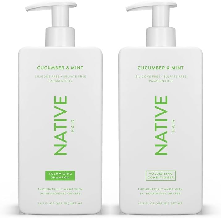 Native Shampoo and Conditioner Contain Naturally Derived
