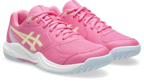 Chaussures Tennis Enfant Asics Gel Dedicate 9 GS Dragon /Jaune - vue 9