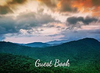 Paperback Guest Book: Mountain Vacation Home for Guests and Visitors Short Term Rentals Book