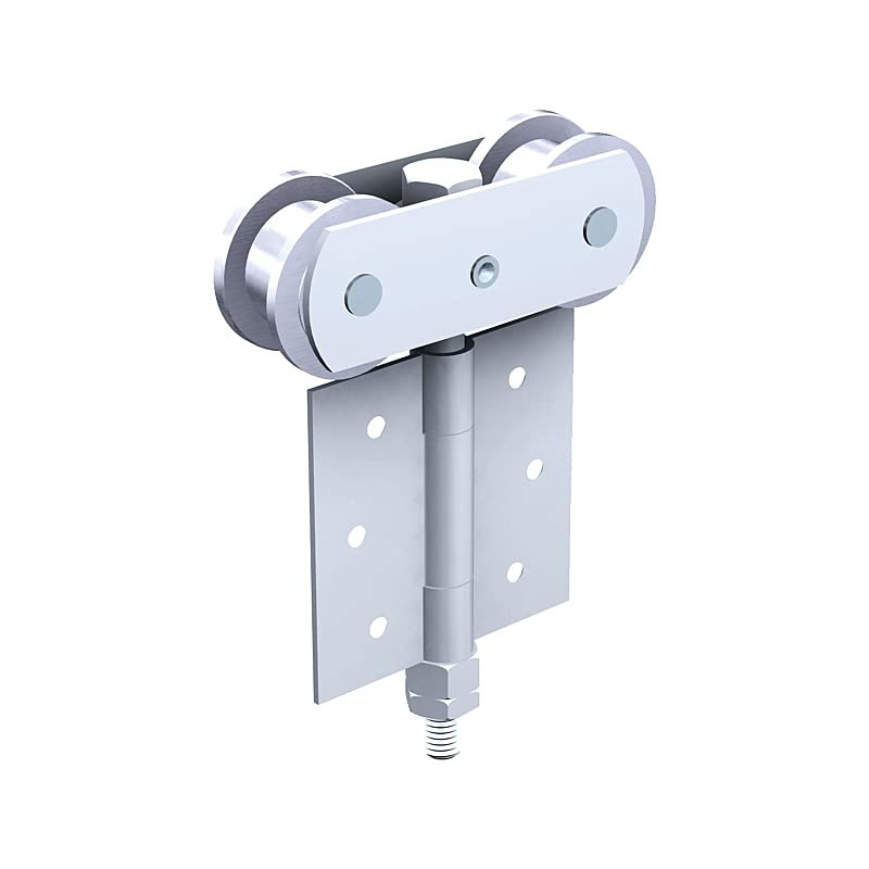 Monture intermédiaire pour charnières garantissant un alignement de porte fluide