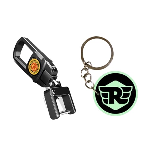 Image of Mi Glow Store Glow in Dark Keychain for Bike Men | Gift for Man | Bike Accessories | Charges in Light Glows in Dark | Key chain for Bike
