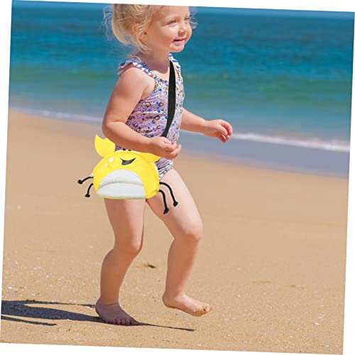 Boy Girl Beach Mesh Organizer Crab-shaped Portable Storage Bag for Shells Toys and Towels and Beach Fun3