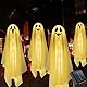 Set von 6 Solar Ghost Stake Lichter für Halloween Deko Outdoor, Scary Spooky Pathway Halloween Lichterkette für Außen Garten Patio Grab Party Dekor Wetterfest Rasen Zaun Veranda Balkon Deko Warm