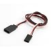 Aexit 500mm RC Electrical equipment Servo Extension Cord Lead Wire Cable Black Red White for Helicopter