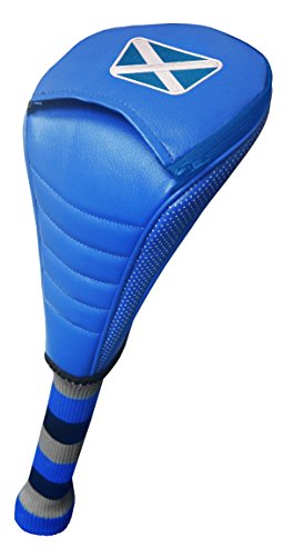 Asbri Golf - Funda de Piel para Driver de Golf, Color Azul