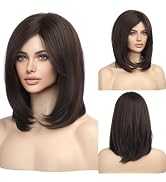 ORAVISTA Shoulder-Length Synthetic Bob Wig for Women, Side Part, Glueless and Lightweight, Perfec...