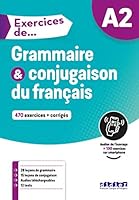 Exercices de... Grammaire et conjugaison A2 - Livre + didierfle.app 2278095552 Book Cover
