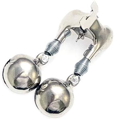 Sanhu Fishing Double Twin Bells, 100 Pcs Silver with Clip-On Design, for Bite Detection, Bell Accessory, Ideal for Night and Bank Fishing