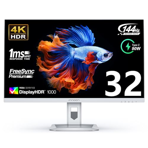 INNOCN 32M2V 32 Inch 4K Mini LED Monitor, UHD@Max 144Hz