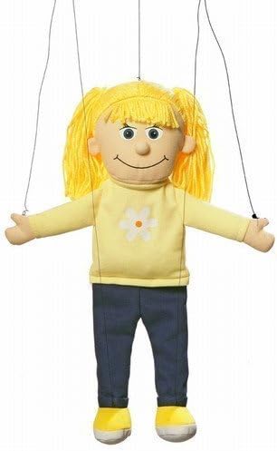 Katie Peach Girl Marionette String Puppet