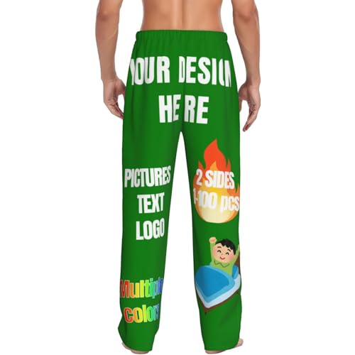 Custom Pajama Pants For Men & Women Add Your Design Personalized Pajamas Design Your Own Customized Pajama Pant4