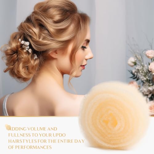 YGQQOY Enchimento de cabelo para Updo, enchimento de cabelo, esponja de cabelo para Updo, batidas de