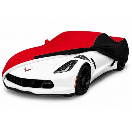 C7 Corvette Indoor/Outdoor Car Cover (Red/Black)