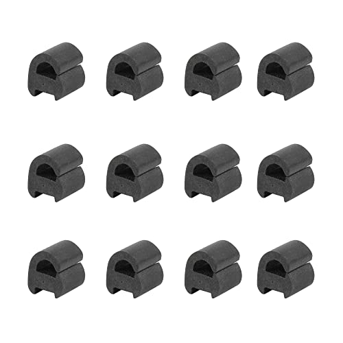 BSSTORE Kit 12 patins pour grille planes cuisson 50247058006 - Pieds universels compatibles avec SMEG, ARISTON, WHIRLPOOL, ELECTROLUX - 754010095 754010089 C00039148