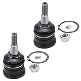 Detroit Axle - Both (2) Brand New Driver & Passenger Side Front Upper Ball Joint for 2006-2007 Jeep Commander - [2005-2010 Jeep Grand Cherokee]