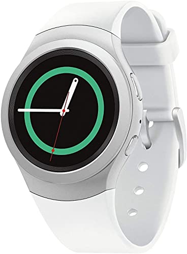 Samsung Gear S2 Smartwatch WiFi + AT&T Unlocked, Silver Case & White Rubber Band 10 Best At T Watch Phones In 2023