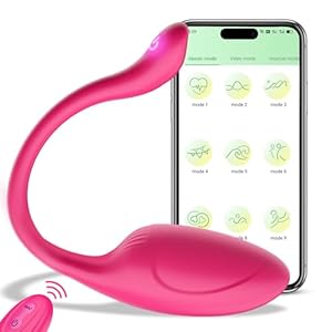 App Controlled Wearable Vibrator for Couples, Bluetooth...