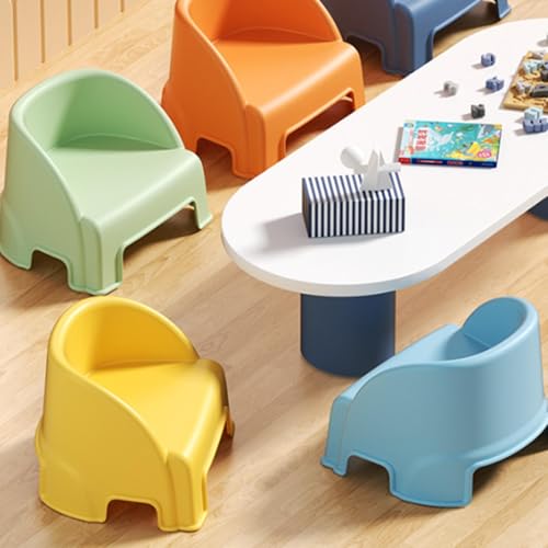 Image of ATORSE Small Stool Portable Footstool Kids Stool for Living Room Apartment Playroom Yellow