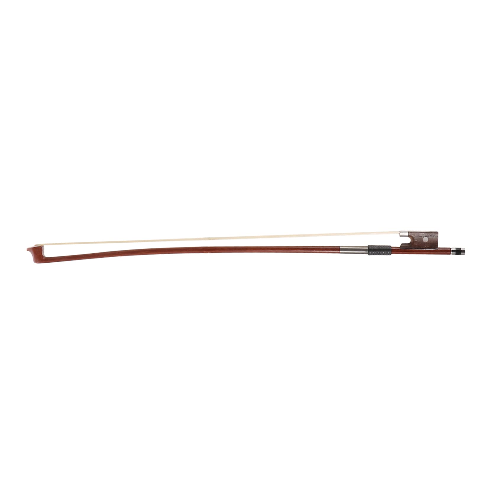 Violin Bow Electric Violin Guitar Accessory Red Sandalwood Violin Bow Violin Bow 1/8 Wood Replacement Bow Wooden Fiddlestick Musical Instrument Bow Stick Student White Ponytail