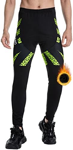 FEIXIANG Cycling Pants for Men, 3D Padded Long Bike Compression Tights MTB Legging Trousers Road Bicycle Mountain Riding Wear