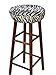 Klear Vu Gripper Tiger Black Barstool Cover