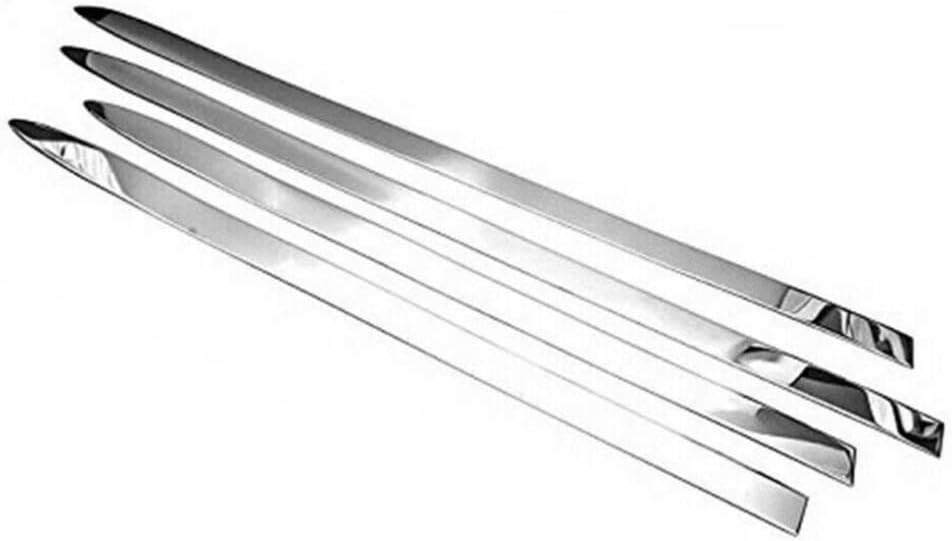 HMKJHL Fits Crew Cab Body Side Molding Flat Trim Set 4PCS 1