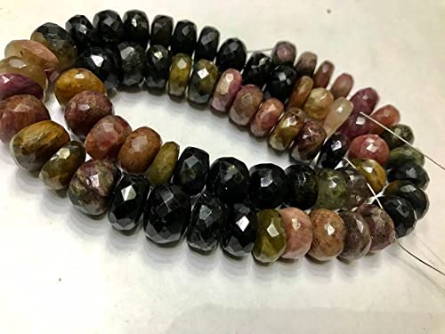 Perles multi-tourmaline naturelles de 12 mm pour créer vos propres bijoux bohèmes chics
