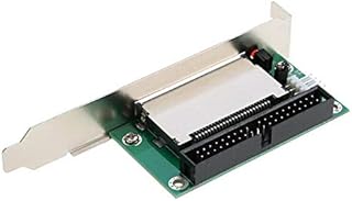 Geuxe 40-Pin Compact Flash Card to 3.5 IDE Converter Adapter Pci Bracket Back Panel