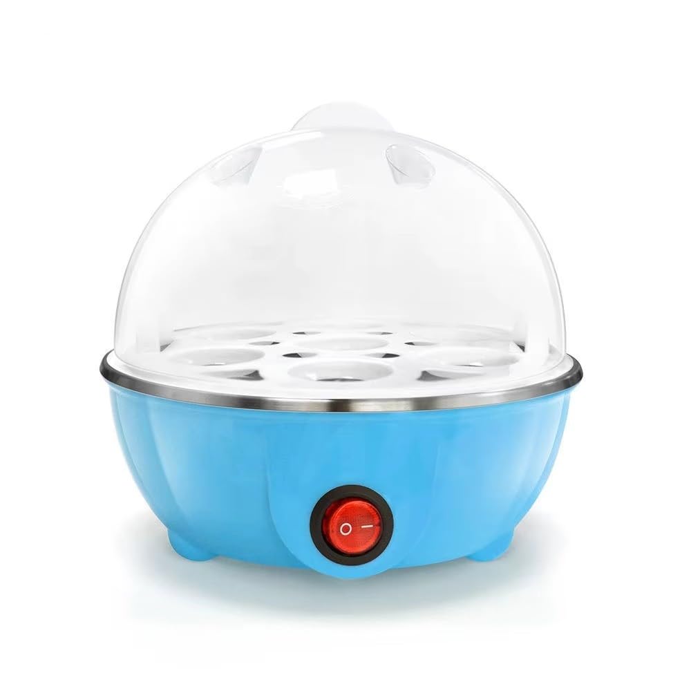 Generic Electric Egg Boiler Automatic 7 Egg Capacity, 350 Watts, Multicolor, Plastic, Double Layer Cooker for Steaming, Cooking, Boiling and Frying-image-45