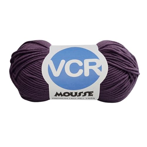 Image of VCR 4ply Voilet Yarn, 100 Grams Hank, 190 Meters Length, Acrylic Ball for Crochet and Knitting, Soft Crosia Threads, Pack of 1 Yarn, Suitable for DIY Crafts