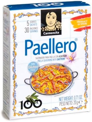 Paellero Paella Seasoning from Spain (5 packets)