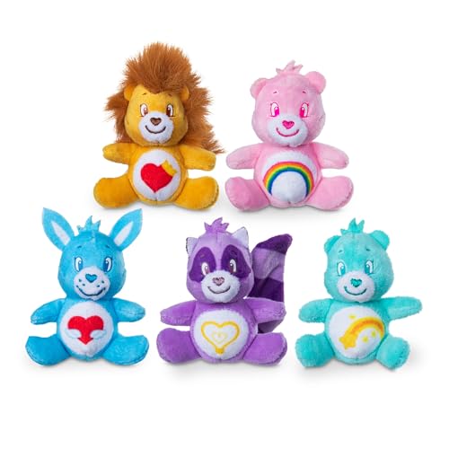 Basic Fun Care Bears & Cousins Micro Teenies Holiday Pack – Set de Figurines Miniatures Édition Spéciale Noël