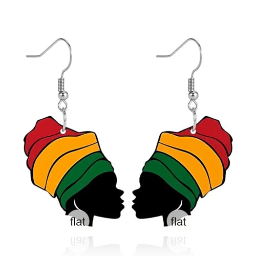 Juneteenth Earrings Outfit Women African Earrings Jewelry 1865 Black Af History Dangle Earring Juneteenth Shirts Dresses Accessories for Women