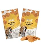 iPaw Dog Treats for Puppy Training, All Natural Human Grade Dog Treat, Hypoallergenic, Easy to Digest (Chicken Chips), 2 Packs