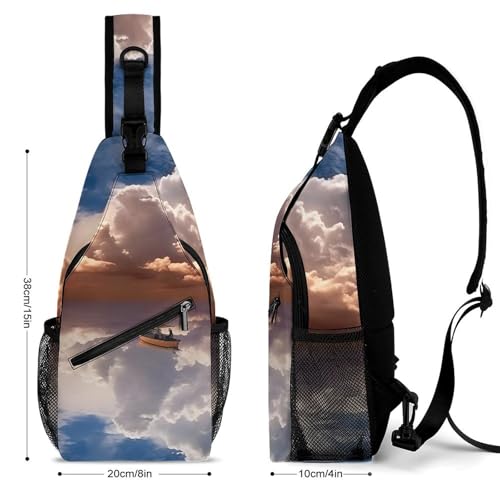 Mochila de pecho Sling Bag para senderismo y día miniatura 2