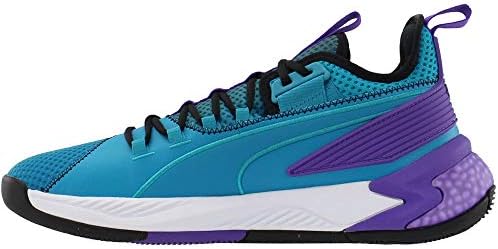 PUMA Mens Uproar Hybrid Court 2-Color Fade Basketball Sneakers Shoes Casual - Multi - Size 11 D Orange- Purple